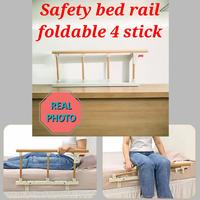 safety bed rail foldable 4 stick penyangga keamanan pinggir ranjang lansia bayi pasien tempat tidur kasur lipat