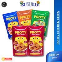 PROTY Chicken Chips - Snack Bergizi Anak - Camilan Anak Tinggi Protein