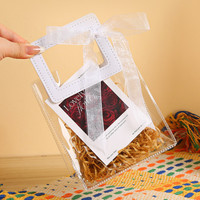 Goodie Bag Barang Makanan Ukuran Kecil Transparan Material Plastik