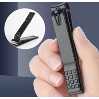 Dapatkan 7S Gunting Kuku Hitam Black Besar Jumbo Stainless Manicure Pedicure 8CM