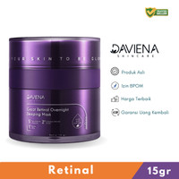 daviena skincare GREAT RETINAL OVERNIGHT SLEEPING MASK Perawatan Kulit Anti Aging