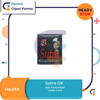 Ayyieo Sutra Ok Alat Kontrasepsi | Kondom Sutra | Anti Bocor Isi 3 Pcs