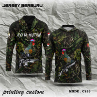 baju camo hoodie / baju berburu ayam hutan
