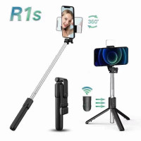 Tongsis Bluetooth LED R1S 3in1 Remote Selfie Tongsis Tripod Bluetooth