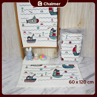 Handuk Bayi Chalmer Ukuran 60 x 120 cm Handuk Bayi Lembut Print Anak Karakter