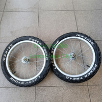 Wheel Set roda sepeda ukuran 16 inch ban besar kualitas baik