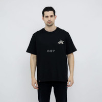 Ricky Is Clown Seraph Angel Black Tee