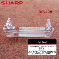 RAK OBAT UTILITY POCKET KULKAS SHARP 1 PINTU ORIGINAL