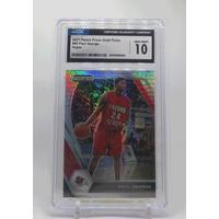 2021-22 Panini Prizm Draft Picks Hyper Prizm #69 Paul George CGC 10