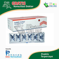 SUPER TETRA 250MG 1 STRIP ISI 6 CAPSUL