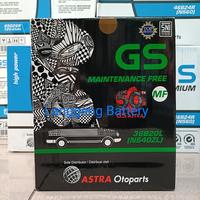 GS Astra MF Aki Mobil Toyota Raize NS40ZL 36B20L Kering 12V 35Ah Garansi 2 Bulan Maintenance Free