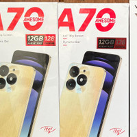 Itel a70 4/128gb Garansi Resmi