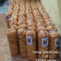 Opak singkong EXTRA pedas daun jeruk 250 gram/opak medan