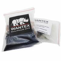Wantex pewarna pakaian Hitam pekat Cap badak berat tota100 gr