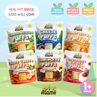 ALAMII Puffs Snack Bayi Strawberry/ Tomat/ Coklat/ Chicken Mushroom/ Veggie/ Cheese/ Peanut Butter