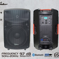 SPEAKER AKTIF BLACK SPIDER BN-12 WOOFER SPEAKER  12 INCH BLUETOOTH/USB ORIGINAL