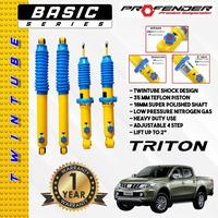 shockbreaker profender twintube standard / lift kit triton 2014 - 2024 original thailand