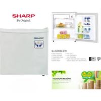 Top Quality Sharp Kulkas Mini Bar Portabel 50 Liter Low Watt Sj-50Mb-Xm Garansi Resmi New