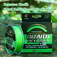 BingoLife Tali Pancing Kuat Murah 150m Senar Pancing PE X8 Lure Fishing Halus Mudah Tenggelam Benang Pancing Lembut Memancing Ikan Mas Perak
