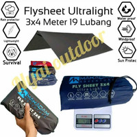BARU FLYSHEET TENDA 3X4 METER ULTRALIGHT WATERPROOF