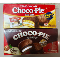 Lotte choco pie krim marsmallow salut coklat