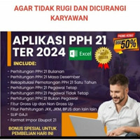 APLIKASI PPH 21 TER 2024 (format ms excel)
