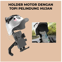 Phone Holder HM32 Holder Hp Motor Spion HM-32 Holder Spion HP Stand Helm Karakter Universal