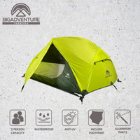 tenda camping double layer 2 orang frame aloy Bigadventure Tambora 2