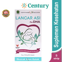 LANCAR ASI + DHA 5 STRIP @6`S / VITAMIN & SUPLEMEN / ASI BOOSTER