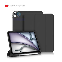 Smartcase Auto Lock For Ipad Air 6 / Ipad Air 11 & 13 inch 2024 M2 With Slot Pen Stylus