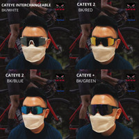 Cateye Original Cycling Glasses Kacamata Sepeda Polarized