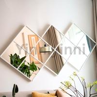Unggul Cermin Dekorasi Cermin Hias Cermin Dinding Uk 21.5 X 21.5 Cm Cermin M