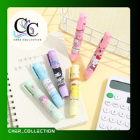 Penghapus Pensil Mekanik Motif Karakter Kartun Press Mechanical Pencil Eraser Penghapus Pensil Mekanik Cetekan