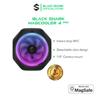 Black Shark Mag Cooler 4 Pro | Instant Drop 40'C | Detachable Clam Design | 1/4" Camera Mount | 1 Year Warranty