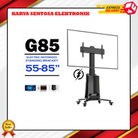Bracket Standing TV NB G85 55-85 Inch North Bayou G-85 Black Mesin