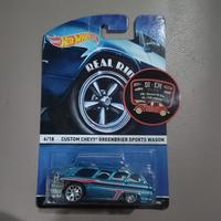 Hotwheels Custom Chevy Greenbrier Sports Wagon Biru