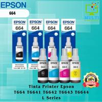 Tinta Printer Epson Original T664 T6641 T6642 T6643 T6644 / L Series