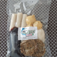 Pempek campur isi 10(kulit,adaan,selam kecil,lenjer)
