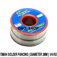 Timah Solder Pancing ( Diameter 2Mm ) 1/4 Kg Terlaris