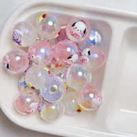 ISI 1 PCS MANIK MOTE UV KARAKTER BULAT BAHAN KERAJINAN TANGAN DIY CANTIK BERKUALITAS