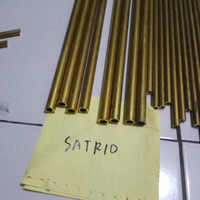ready stock pipa kuningan od 13 tebel 1 panjang 70cm srombong kuningan serombong murah