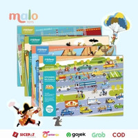 [ TERBARU ] MALOTOYS - Mideer Reusable Sticker Stiker Book Mainan Anak Mainan Toys