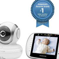 Motorola Mbp33Xl 3.5 Inch Digital Audio Video Baby Monitor -Baby Sleep