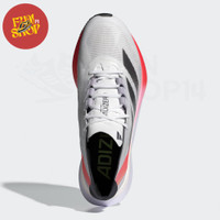 [READY STOCK] SEPATU LARI ADIDAS ADIZERO BOSTON 12 MEN'S RUNNING SHOES WHITE/AURORA METALLIC/SOLAR RED - IF9210