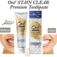 Sunstar Ora2 Premium Stain Clear Toothpaste 100G - Premium Mint Original Best Seller
