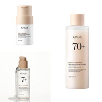 Anua Rice Enzyme Brightening Cleansing Powder 40Gr | Anua Rice 70 Glow Milky Toner 250Ml | Anua 7 Rice Ceramide Hydrating Barrier Serum 50Ml Original Best Seller
