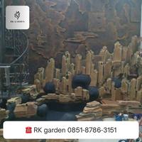 RK garden | kolam ikan relif