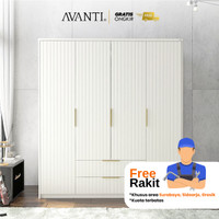 Cubic Lemari Pakaian Minimalis / Wardrobe Baju / Avanti MUNICH LP 400
