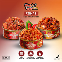 Hemat 3 - Sambal Bakar Saji - Sambal Bakar Indonesia