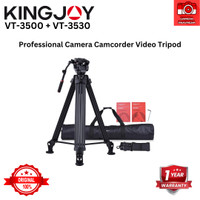 Kingjoy VT-3500 Professional Video Tripod for Camera Camcorder VT3500 + VT-3530 Video Head